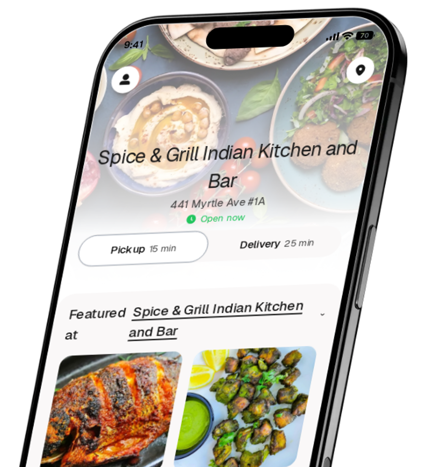 Spice & Grill Indian Kitchen and Bar app preview
