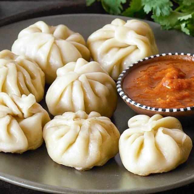 Veg MoMo Steamed.