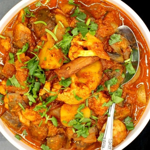 Vegetable Vindaloo.