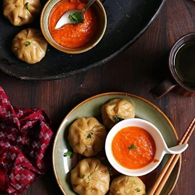 Veg Spicy Momo.