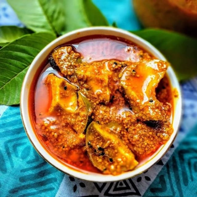 Mango Pickle Spicy.